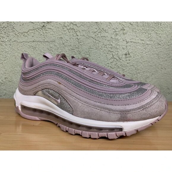 RARE 🚀 Nike Air Max 97 ‘Particle Rose’ Glitter Flow Pack AT0071-600 Sz 7.5 - Picture 1 of 10